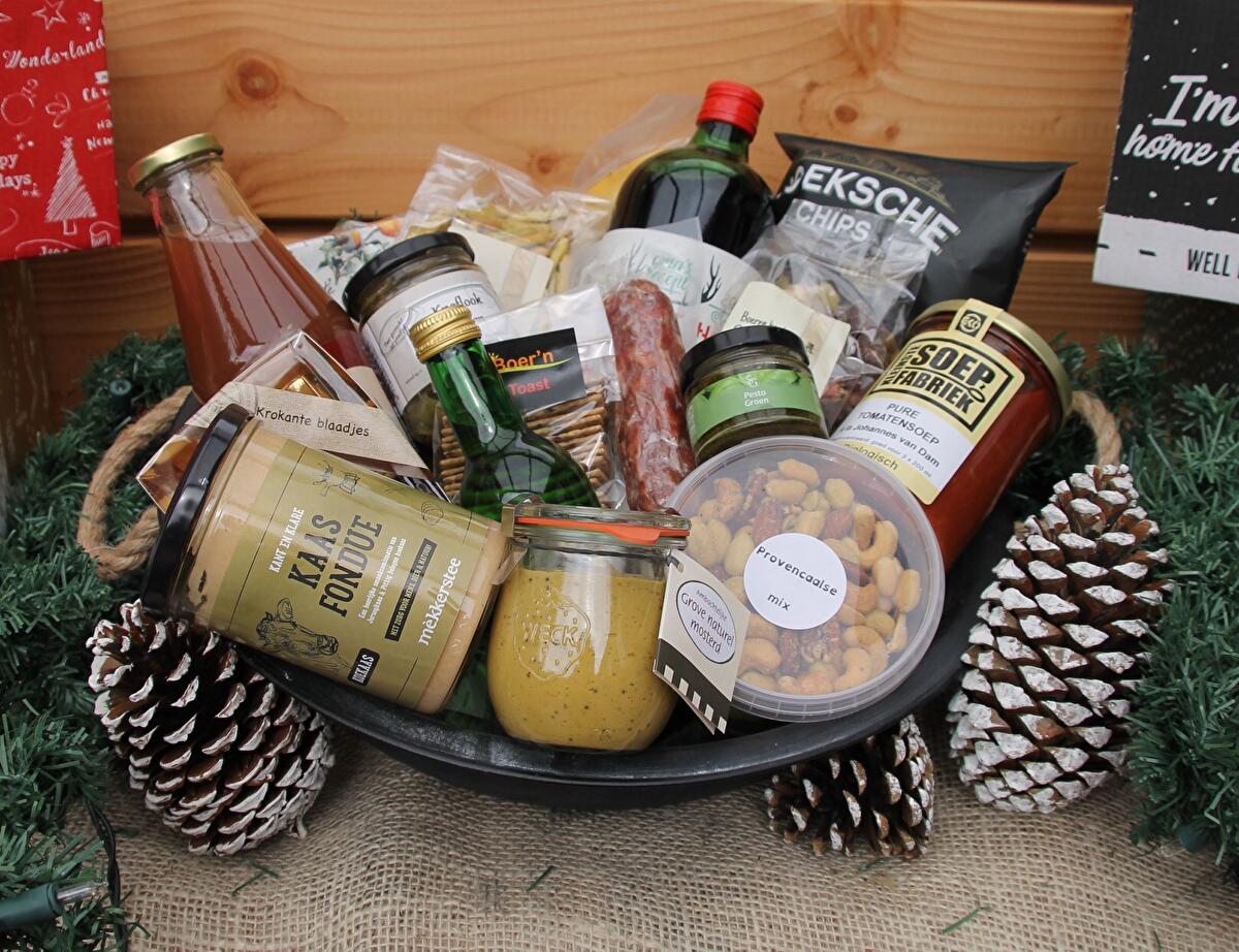 Kerstpakket Boeren delicatessen Landwinkel Ol Diek